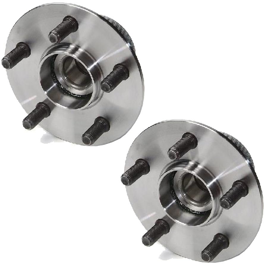 Trq Rear Wheel Hub Bearings Assembly Set Compatible With 2001-2010 Chrysler Pt Cruiser 2000-2005 Dodge Neon 2000-2001 Plymouth