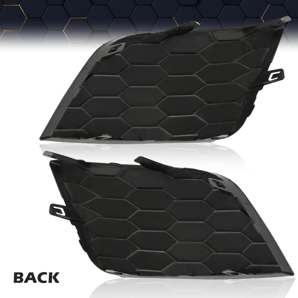 Pit66 Fog Light Bezel Cover Compatible With 2016-2019 Nissan Sentra Fog Lamp 22564Af0B Ni1039142 622574Af0B Ni1038142 Left Drive