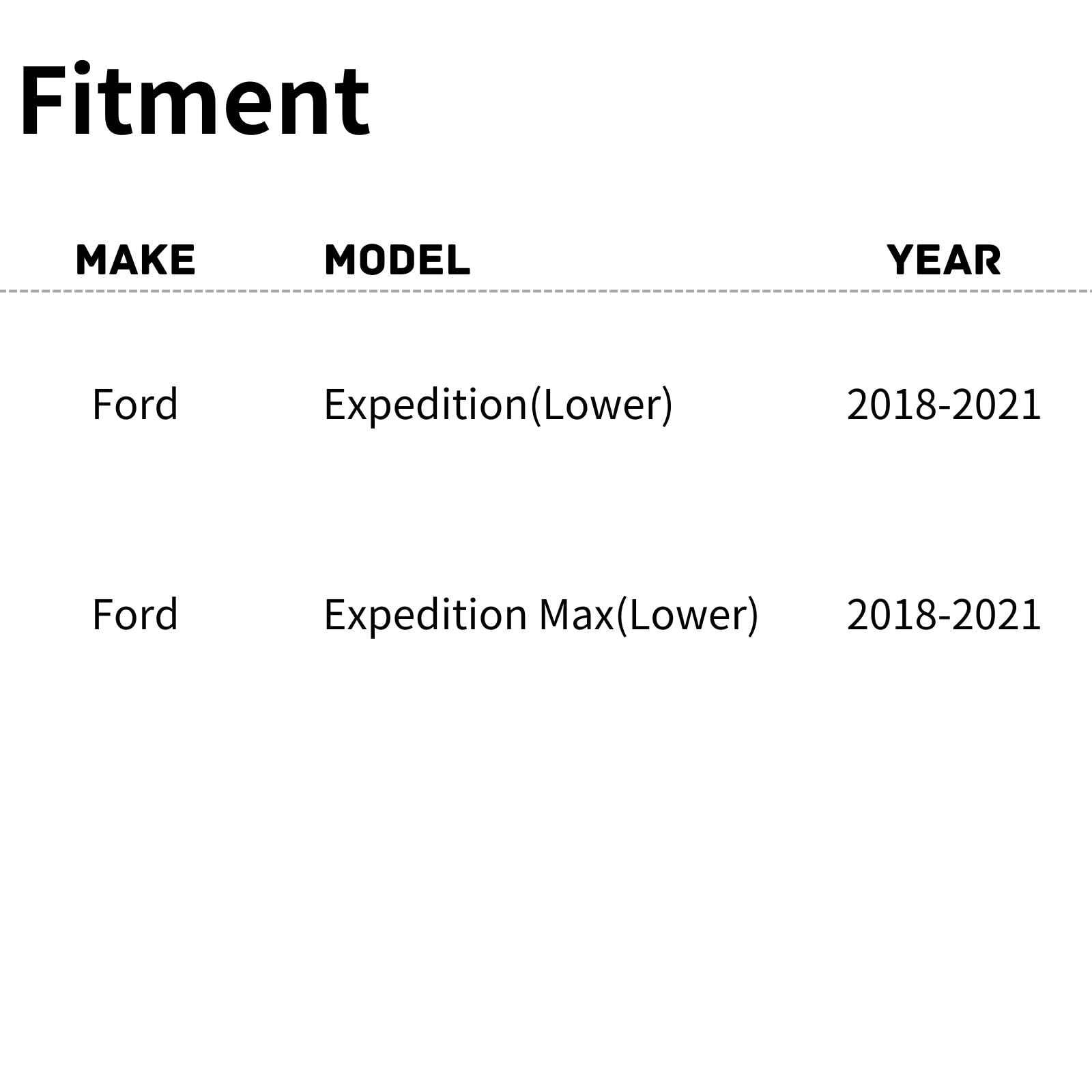 TYG (CAPA CERTIFICATE) Active Grille Shutter For '18-'21 Ford Expedition/Expedition MAX Lower JL1Z8475B FO1206143 w/Motor