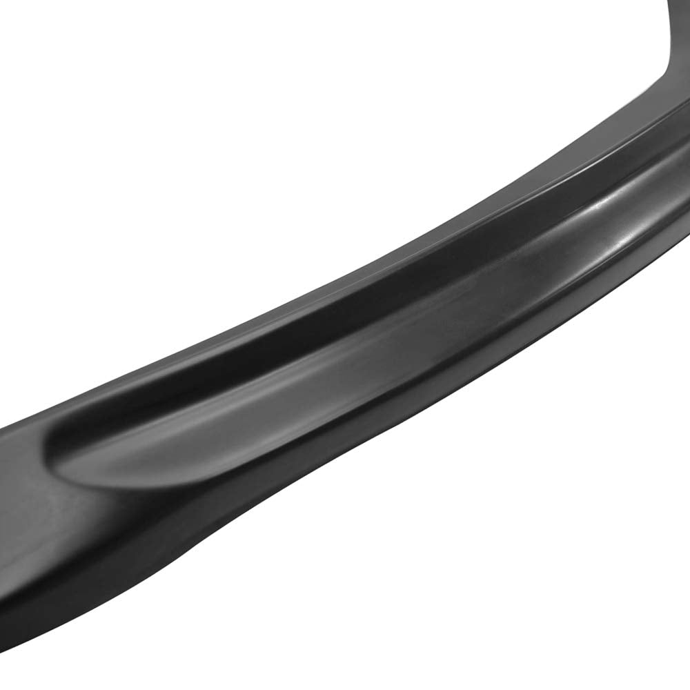 Front Bumper Lip Compatible With 2012-2013 Honda Civic, Black PU Front Lip Finisher Under Chin Spoiler Add On by IKON MOTORSPORTS