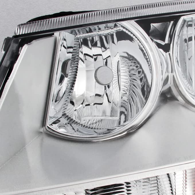 Akkon - For Dodge Avenger Oe Replacement Chrome Bezel Headlights Driver/Passenger Head Lamps Pair New