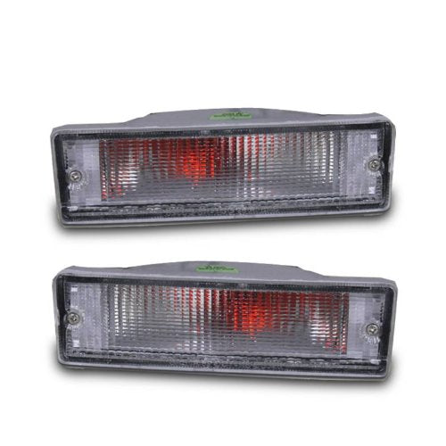Sppc Bumper Lights Clear For Nissan Hardbody Pickup - (Pair) - Turn Signal Lamp WBCARB00JBICQB8