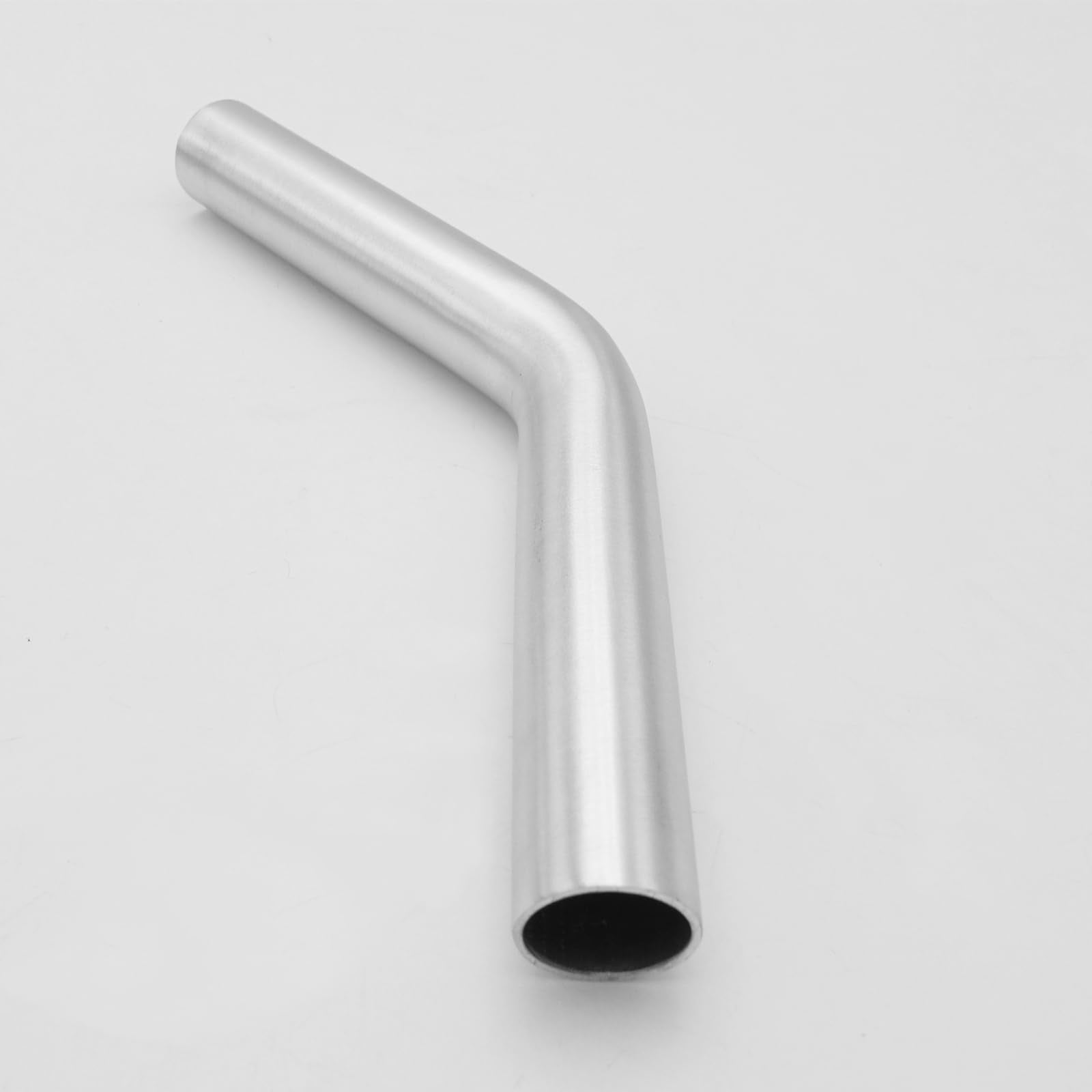 Ac Performance 1.5'' (38Mm) Od 45 Degree Aluminum Elbow Intercooler Pipe Air Intake Tube, 1.2D Radius, Brushed Finish