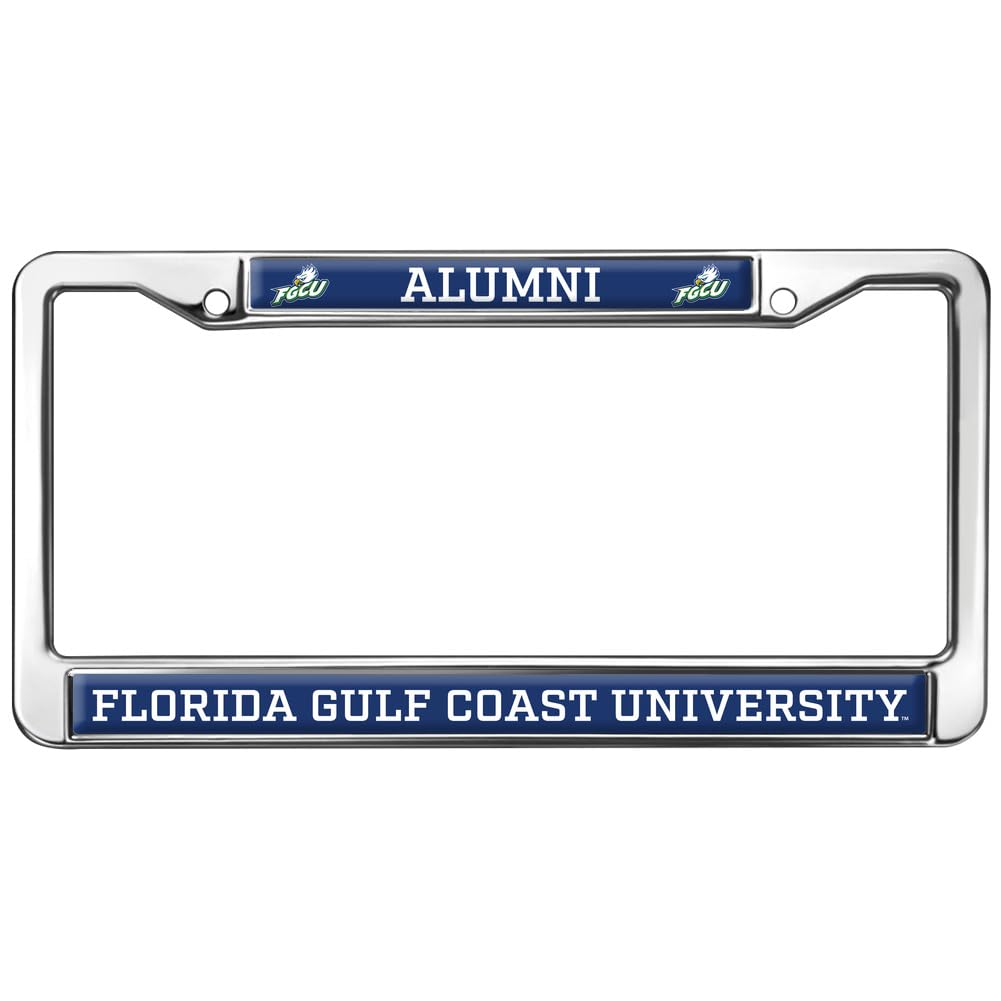 Florida Gulf Coast University Alumni Full Size Standard License Plate Metal Frame