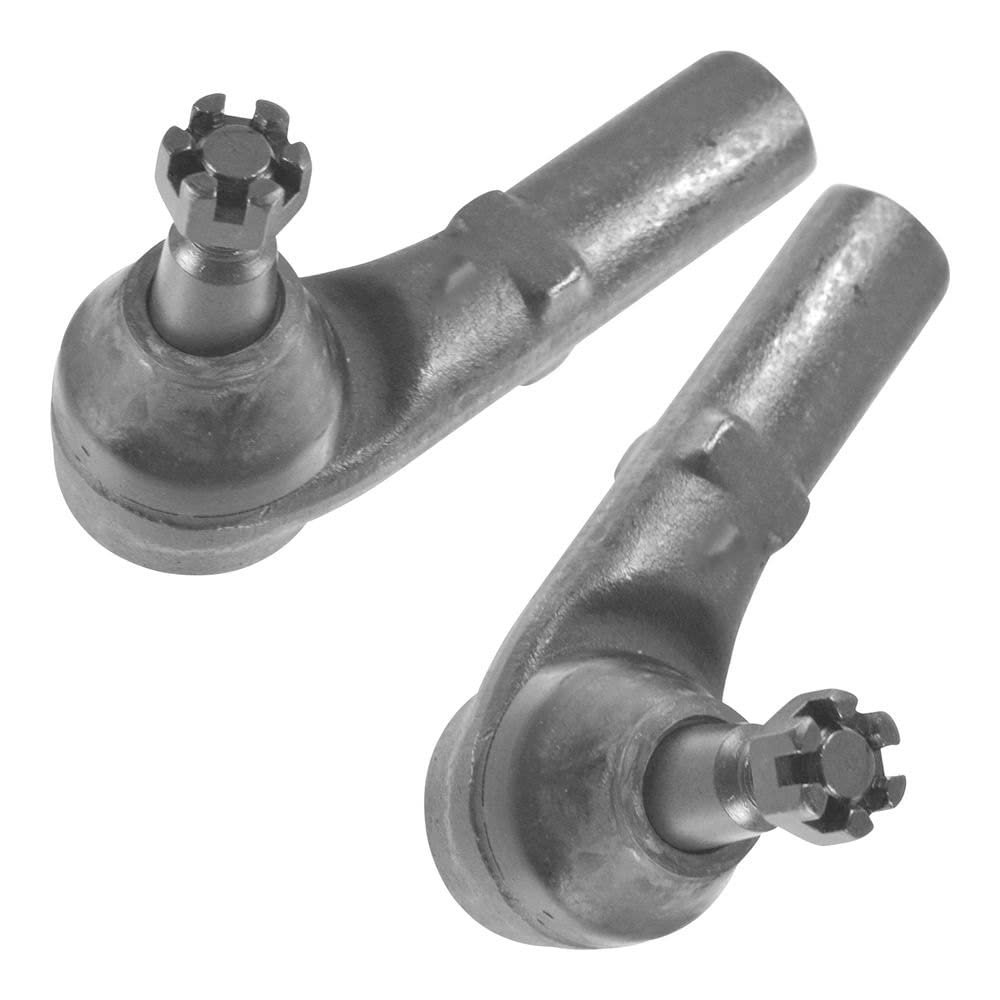 TRQ Front Outer Tie Rod Set Compatible with 1997-2000 Ford Contour 1999-2002 Mercury Cougar Mystique