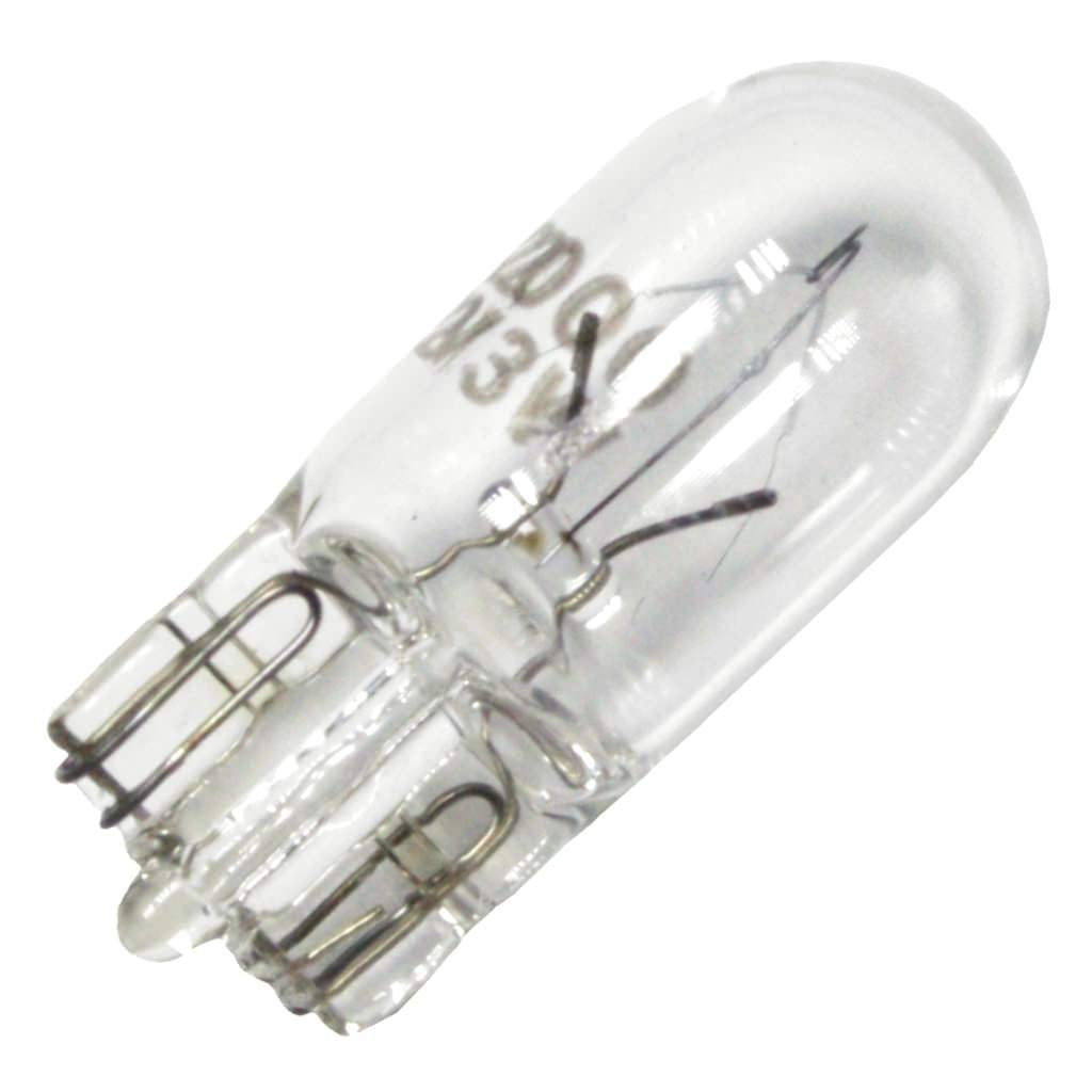 Bulbrite X2000 3 Watt Dimmable Clear T3 1/4 12 Volt Xenon Light Bulb with Wedge Base, Warm White