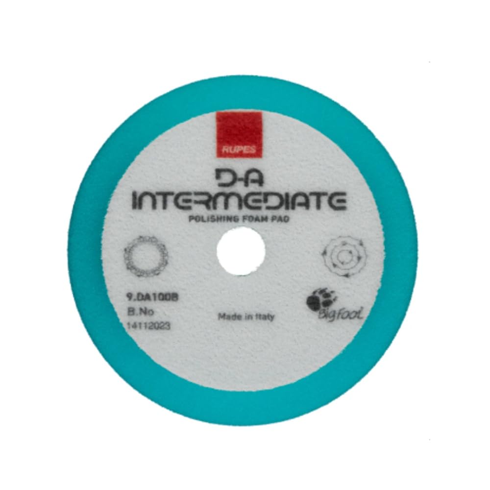 RUPES 9.DA100B D-A Intermediate Foam Pad (Light Blue)  80/100mm Single Pad