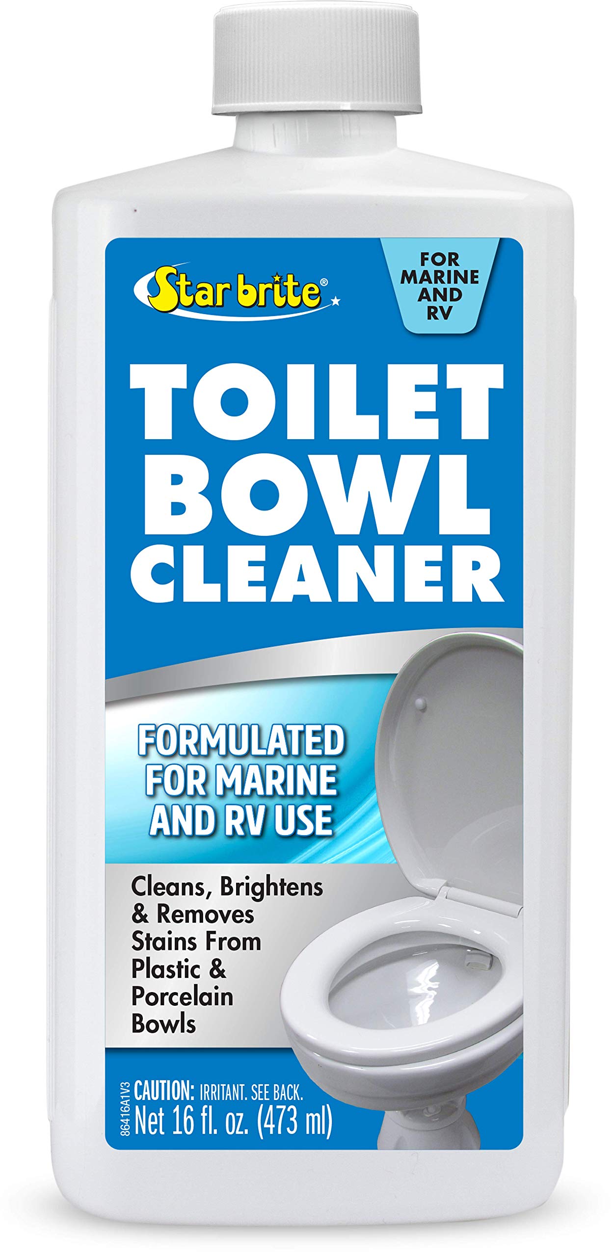 Star Brite Toilet Bowl Cleaner For Boat, Rv - Removes Stains, Fresh Scent 16Oz (086416)