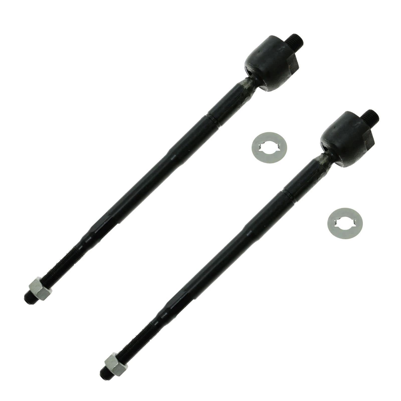 Trq Front Driver & Passenger Side Inner & Outer Steering Kit Steering Rack & Pinion Bellow Tie Rod Compatible With 1998-2001 Nis