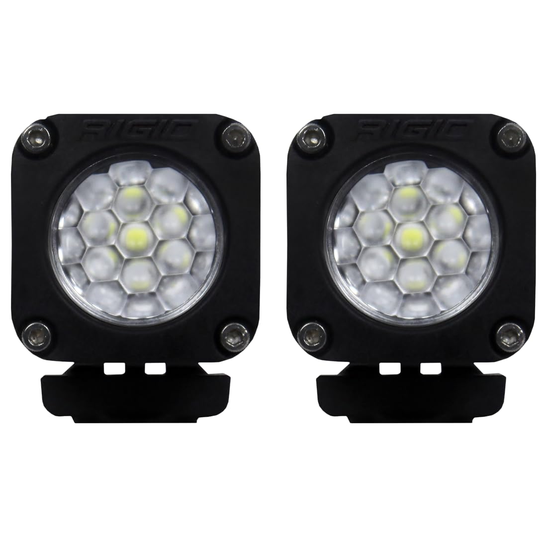 Rigid Industries 20541 Black Back-Up Light Kit (Ignite Led Diffused, Surface Mount)