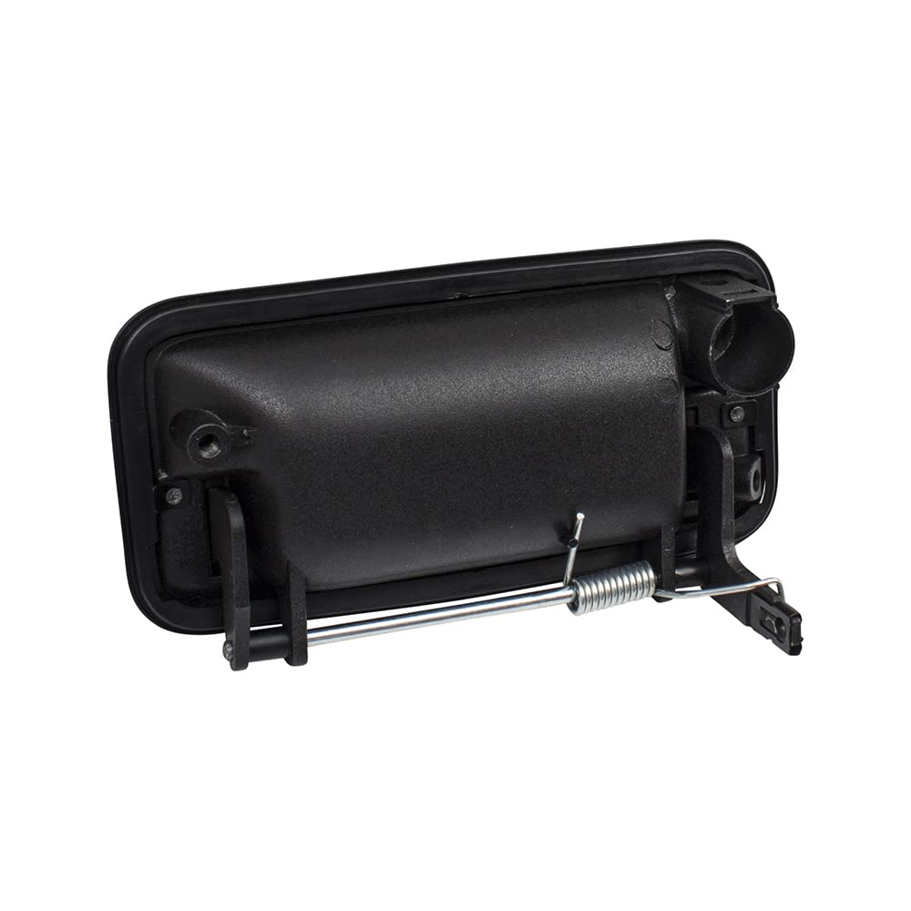 Autoandart Brock Replacement Driver & Passenger Side Front Outside Textured Black Metal Door Handle & Base Compatible With 1995-