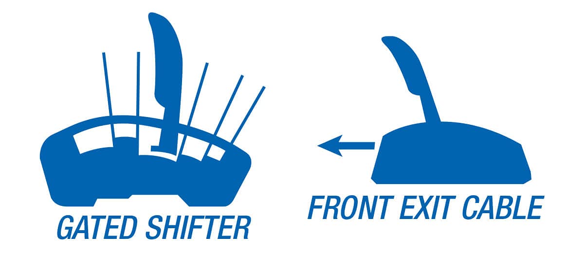 B&M 80681 Z-Gate Automatic Shifter , Black