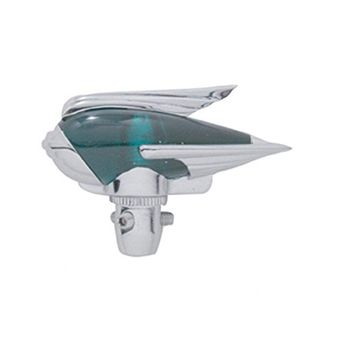 United Pacific Industries C5017G Chrome Antenna Topper - Green, 1 Pack