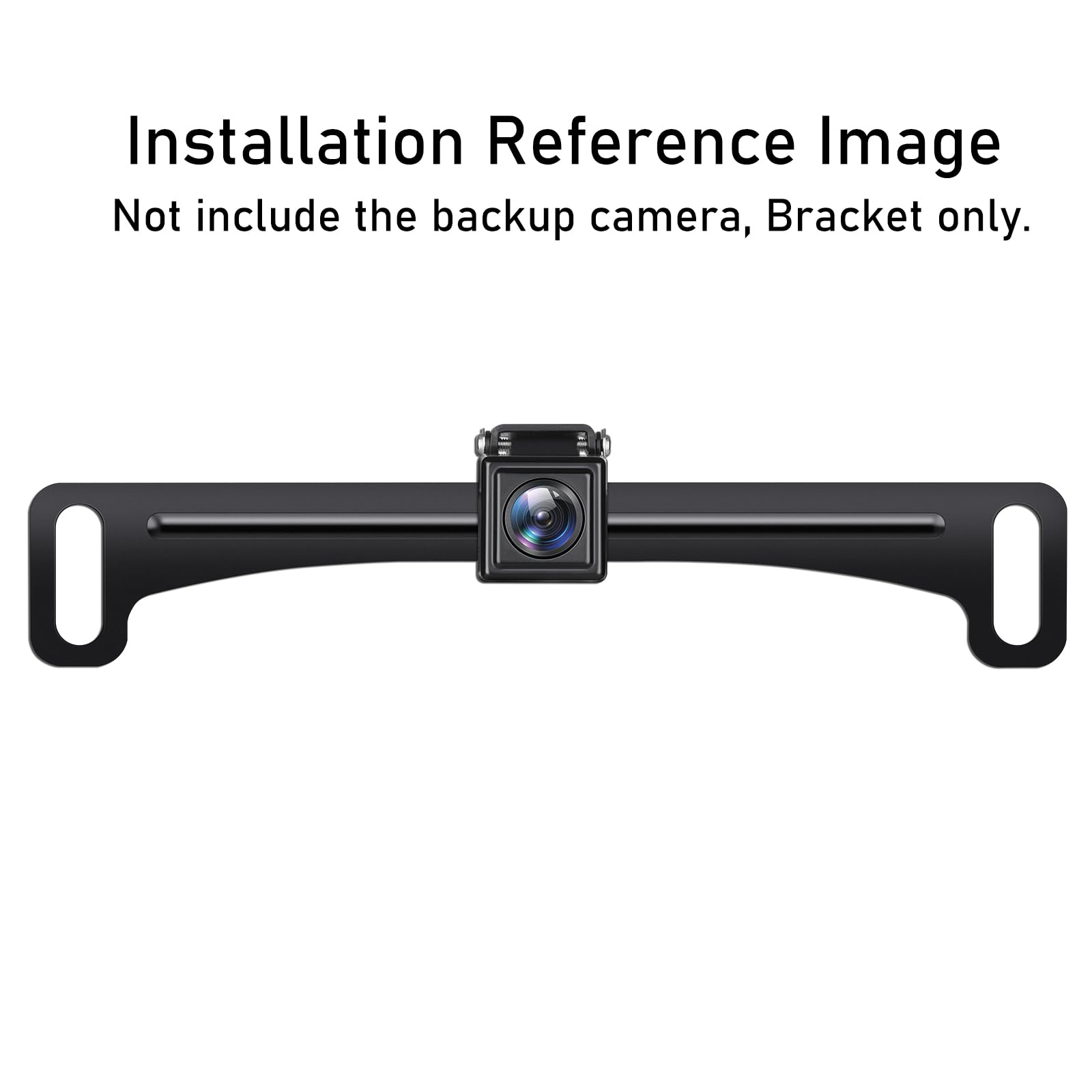 Universal Car Rear View Backup Camera License Plate Bracket, Only License Plate Mount Holder For Backup Camera, Dash Cam, Mirror