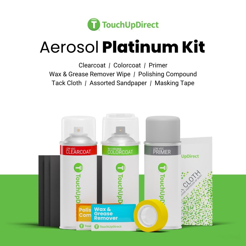 Touchupdirect A22 Sparkling Graphite Metallic Compatible With Bmw Exact Match Touch Up Paint Aerosol - Platinum Kit