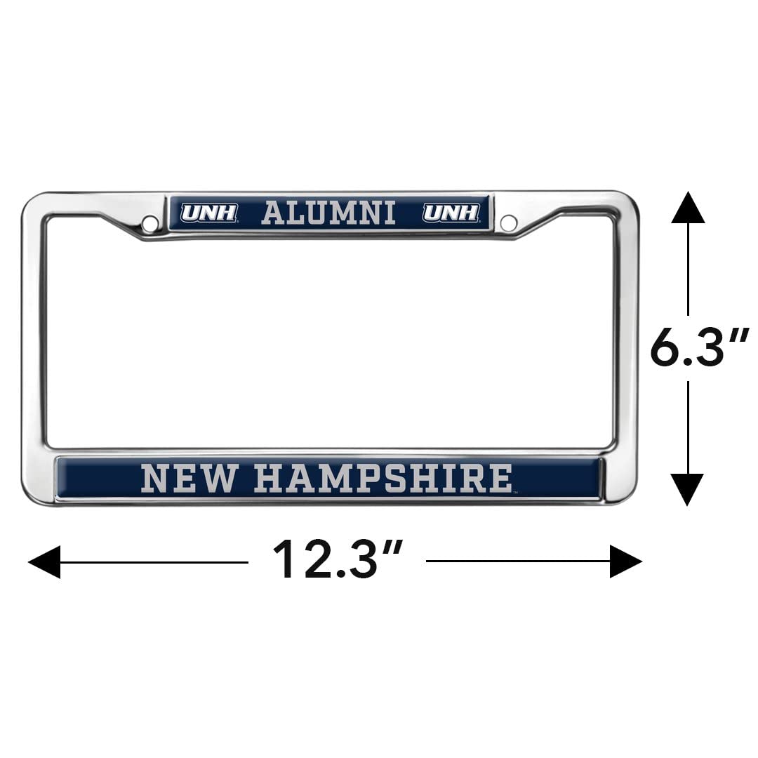 GRAPHICS & MORE University of New Hampshire Alumni Metal License Plate Frame - Full Size, One Size, Durable Design