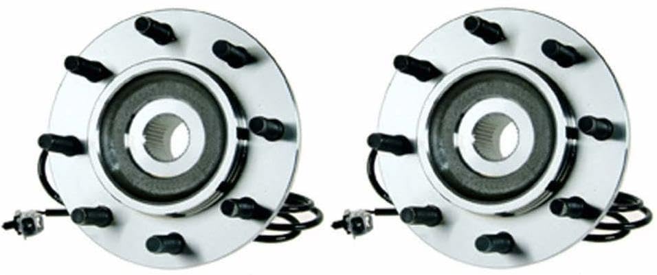 Trq Front Wheel Hub Bearings Assembly Set Compatible With 2000-2002 Dodge Ram 2500 Ram 3500