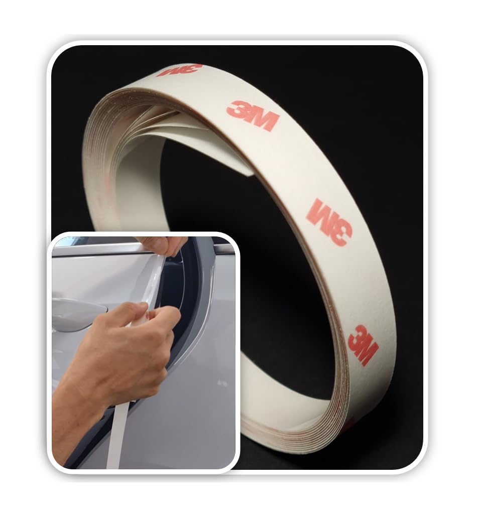 3M-4Doors Car Door Edge/Entry Protector/Sticker/Guard, 3M-Ppf(Paint Protection Film), Clear(Transparent), Anti Scratch, Universa