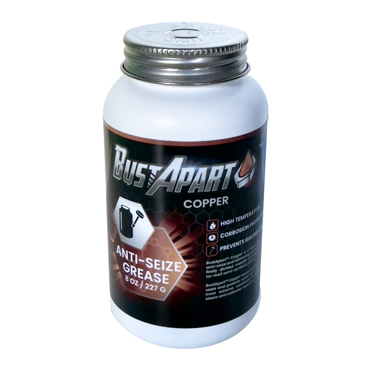 Copper Anti Seize Lubricant | Copper Grease | Brake Grease Pins & Cams | Spark Plugs | Thread Compound | Bolt Grease Screw Lube 