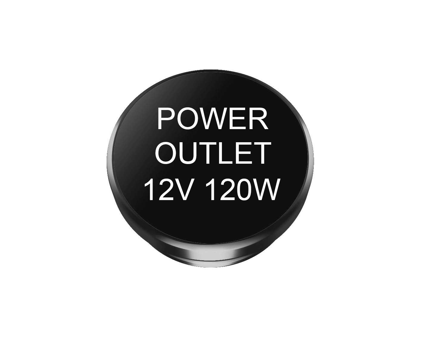 Aluminum Cigarette Lighter Socket Cover Cap. Universal Waterproof Dustproof Plug For Car Power Port Outlet-Power Outlet 12V 120W