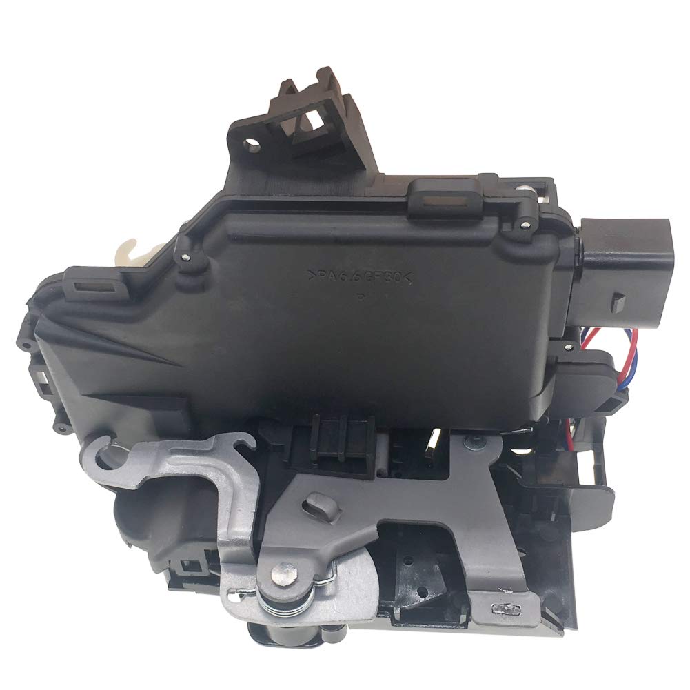 Door Lock Latch Actuator 3B1837016A Front Right Hand Passenger Side Compatible With Volkswagen Vw Beetle Golf Gti Passat Rabbit (8 Pin)