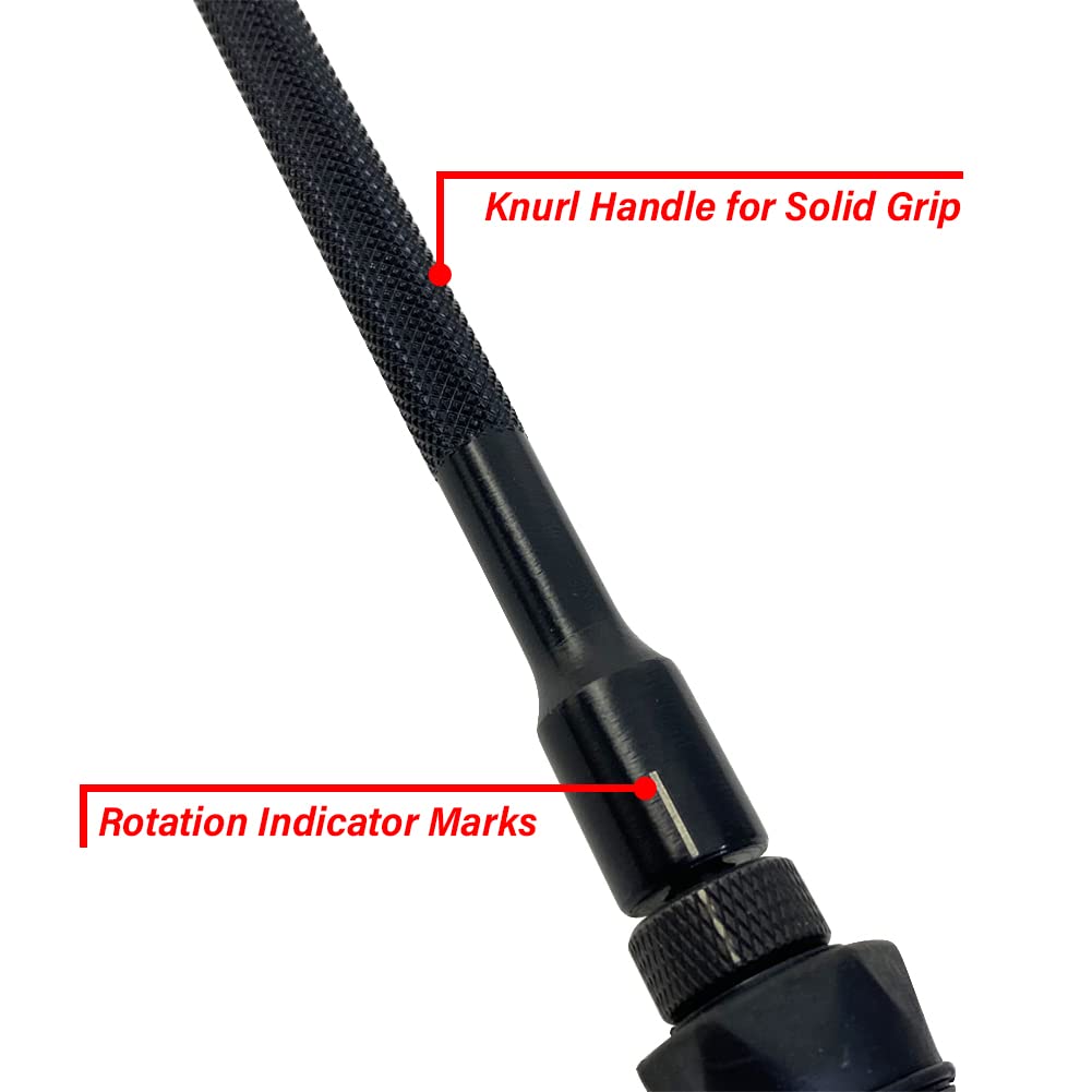 Pit Posse Carburetor Adjustment Tool - 110° Angled Head for Motorcycle Pilot Screw Air Mixture Adjustment