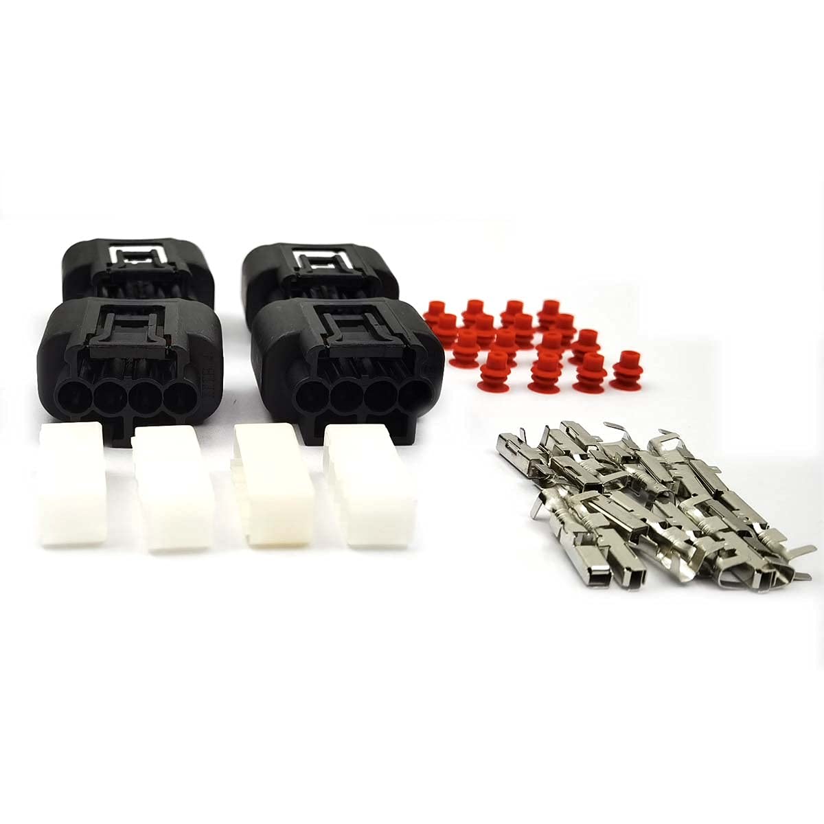 Devmo 4Pcs Ignition Coil Plug Connector Compatible With 2000-2010 Toyota Lexus Camry 90980-11885