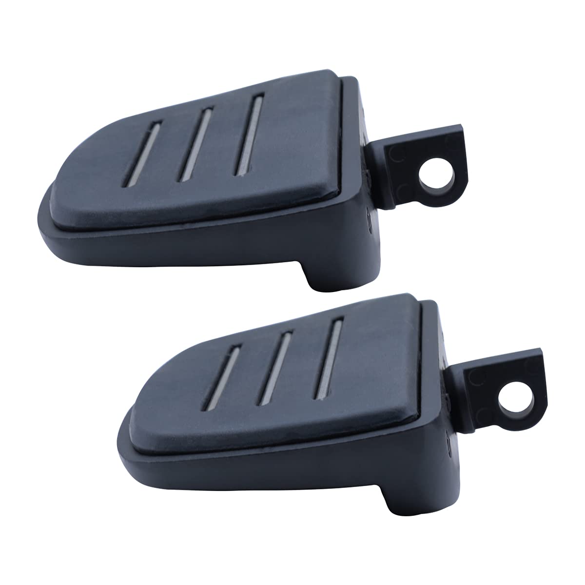 FATECIM Motorcycle Mini Floorboards Foot Pegs Pedals Rests with Male Mount Adapters for Harley Dyna Fat Bob Touring Road Glide S