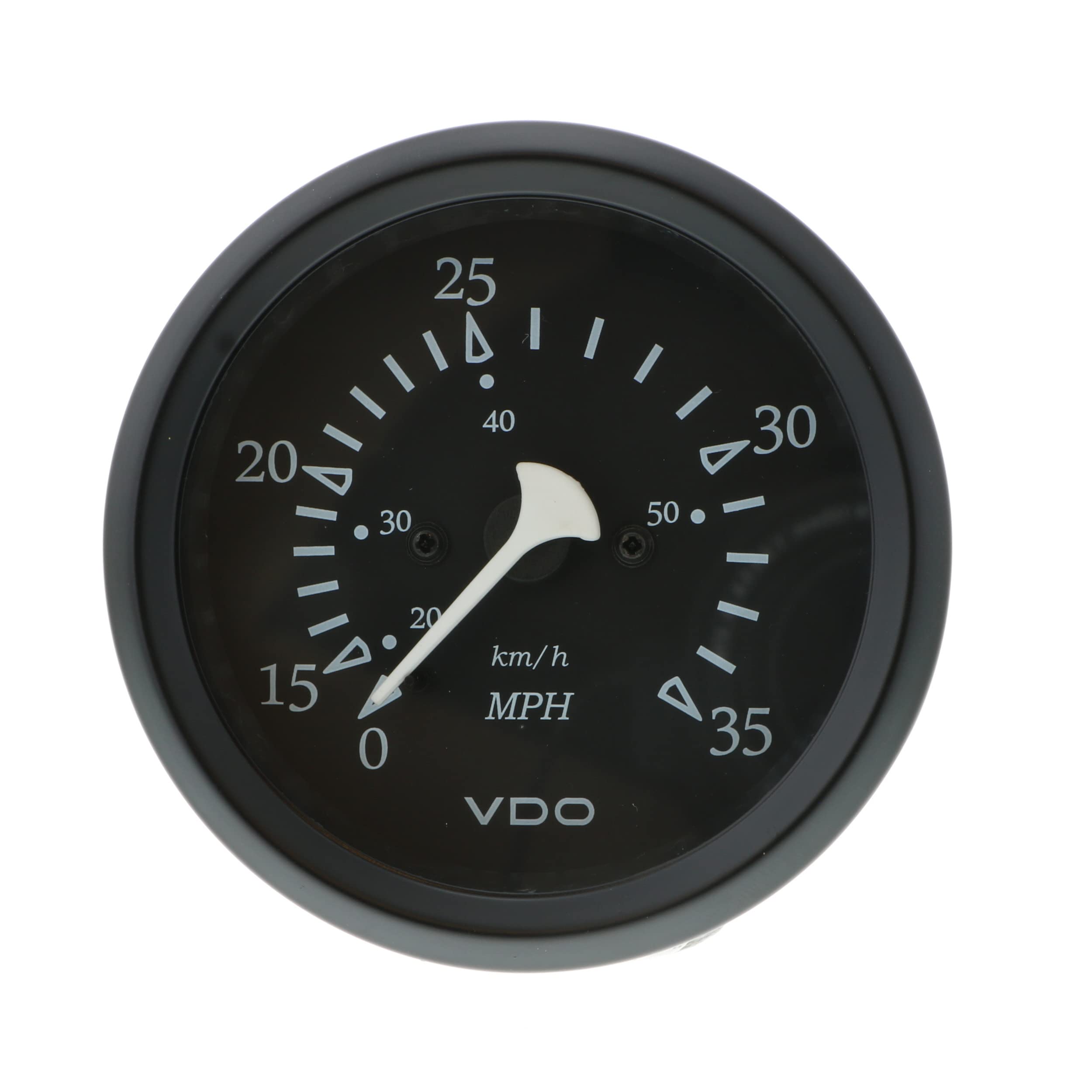 Vdo 260-11796 Cockpit Marine Black 35Mph 3 3/8 (85Mm) Pitot Speedometer - Black