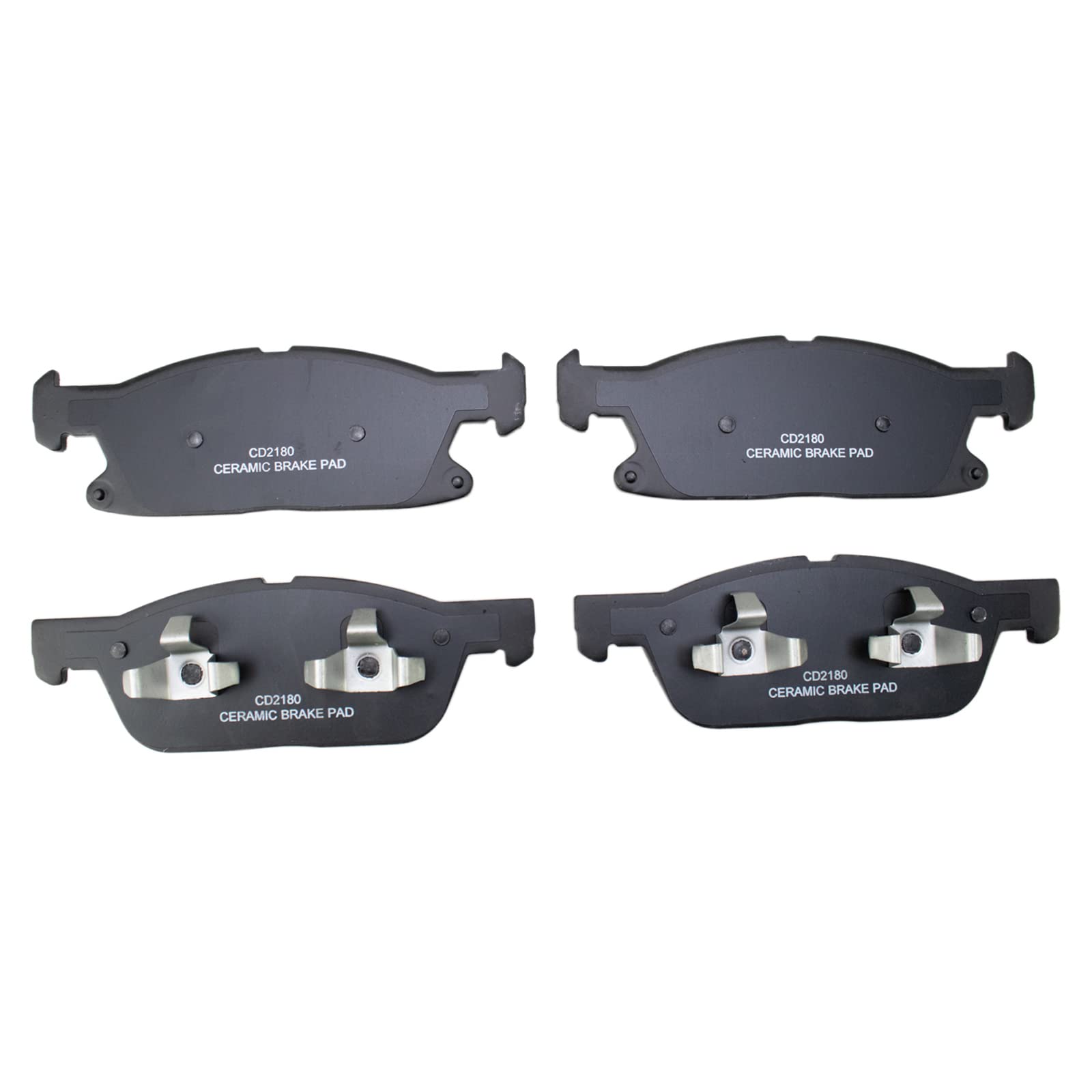 TRQ Front Brake Pads Ceramic Compatible with 2015-2020 Ford Edge 2017-2019 Fusion 2017-2020 Lincoln Continental 2016-2018 MKX 20