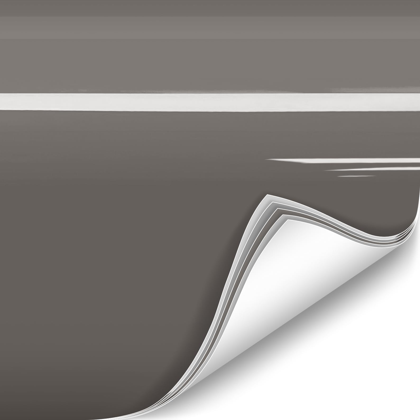 Colorfusion Ppf By Vvivid, Gloss Nardo Grey Dry Apply Ppf Vinyl Car Wrap Roll 1Ft X 5Ft