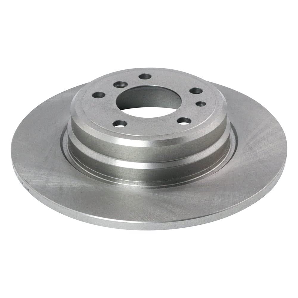 Trq Rear Brake Rotors Set Solid Compatible With 1995-2001 Bmw 740I 1994-2001 740Il 1993-1997 850Ci 1994-1995 850Csi 1991-1992 85