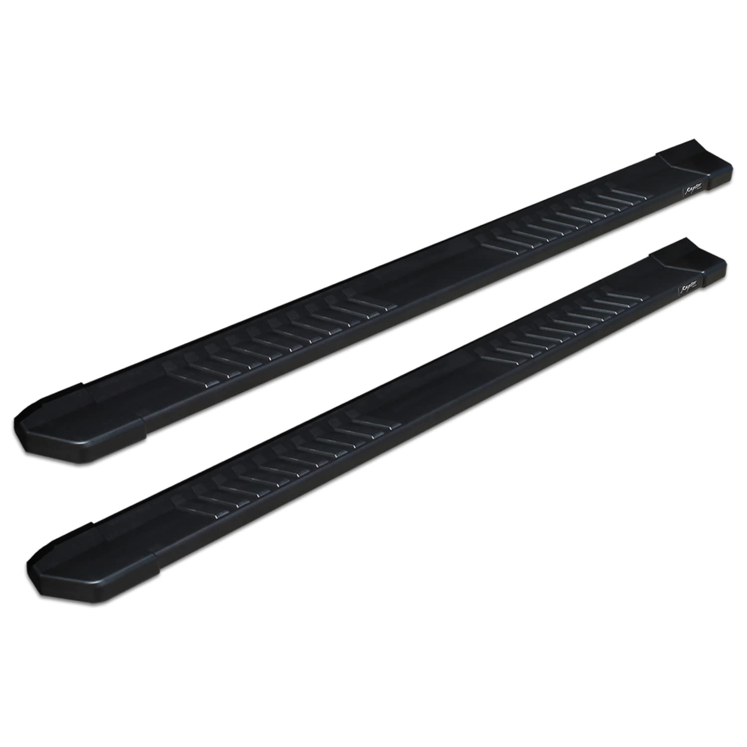 Raptor Series Running Boards Steps 6In Oem Style Black Aluminum For New Body Double Cab 2019-2025 Silverado Sierra 1500 And 2020-2025 2500/3500 Hd