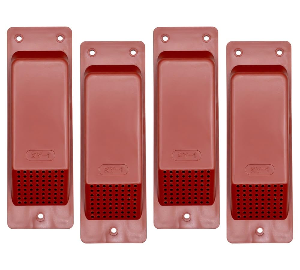 Mytee Products 4 Pack Shipping Container Air Vent - Cross Flow Ventilation for Shipping Container - ABS Plastic Air Vent with Ru