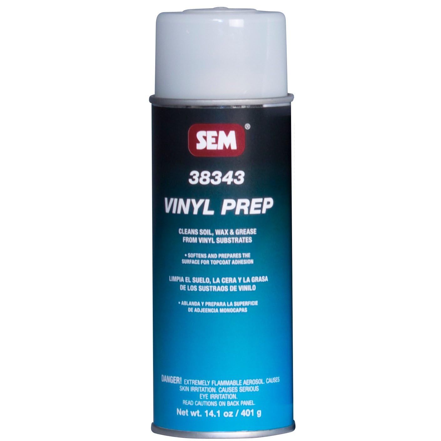 SEM Aerosol Spray Vinyl Prep, 13.3 oz Can, Model SEM38343
