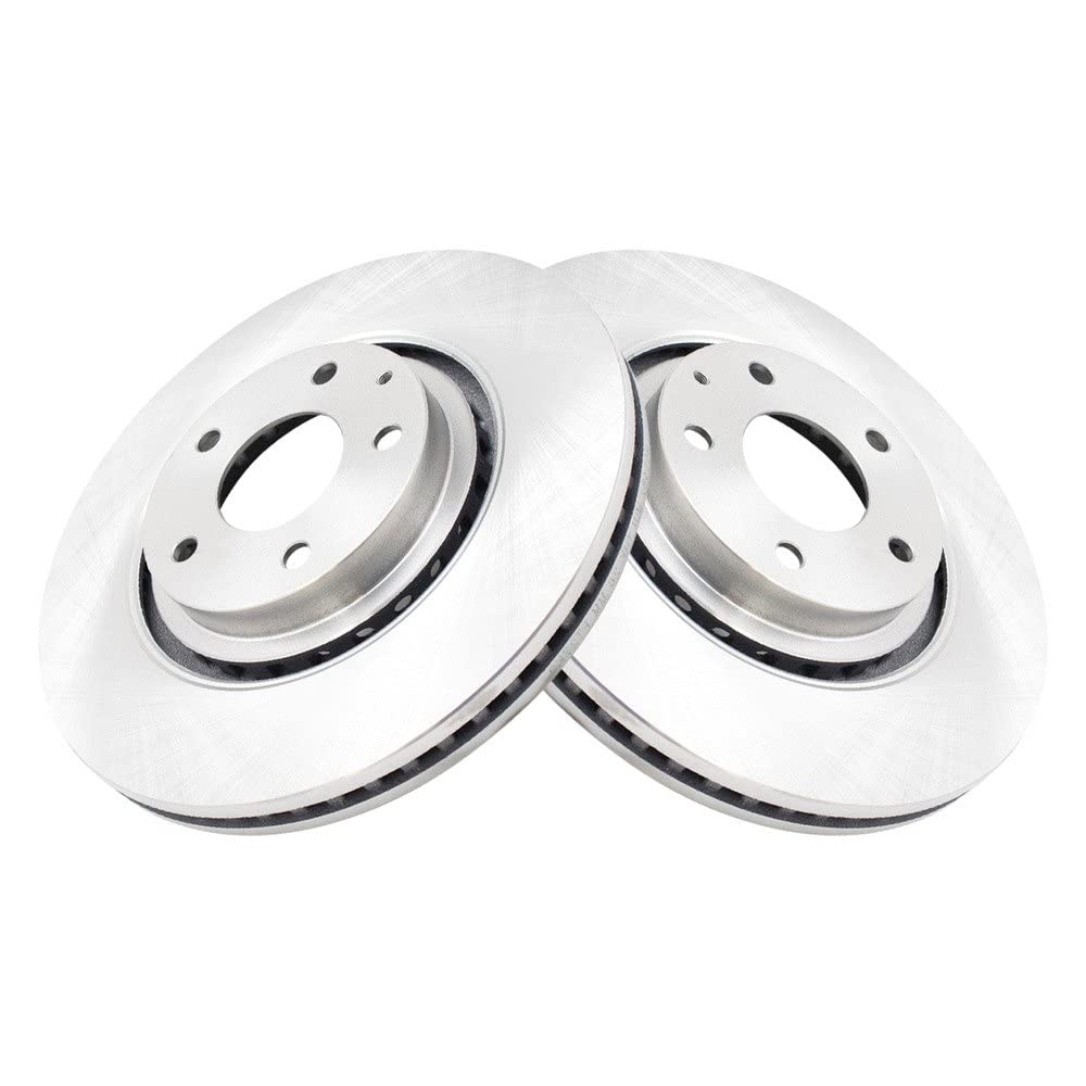 Trq Front Brake Rotors Set Vented Compatible With 2019-2021 Mazda 6 Cx-5 2016-2021 Cx-9