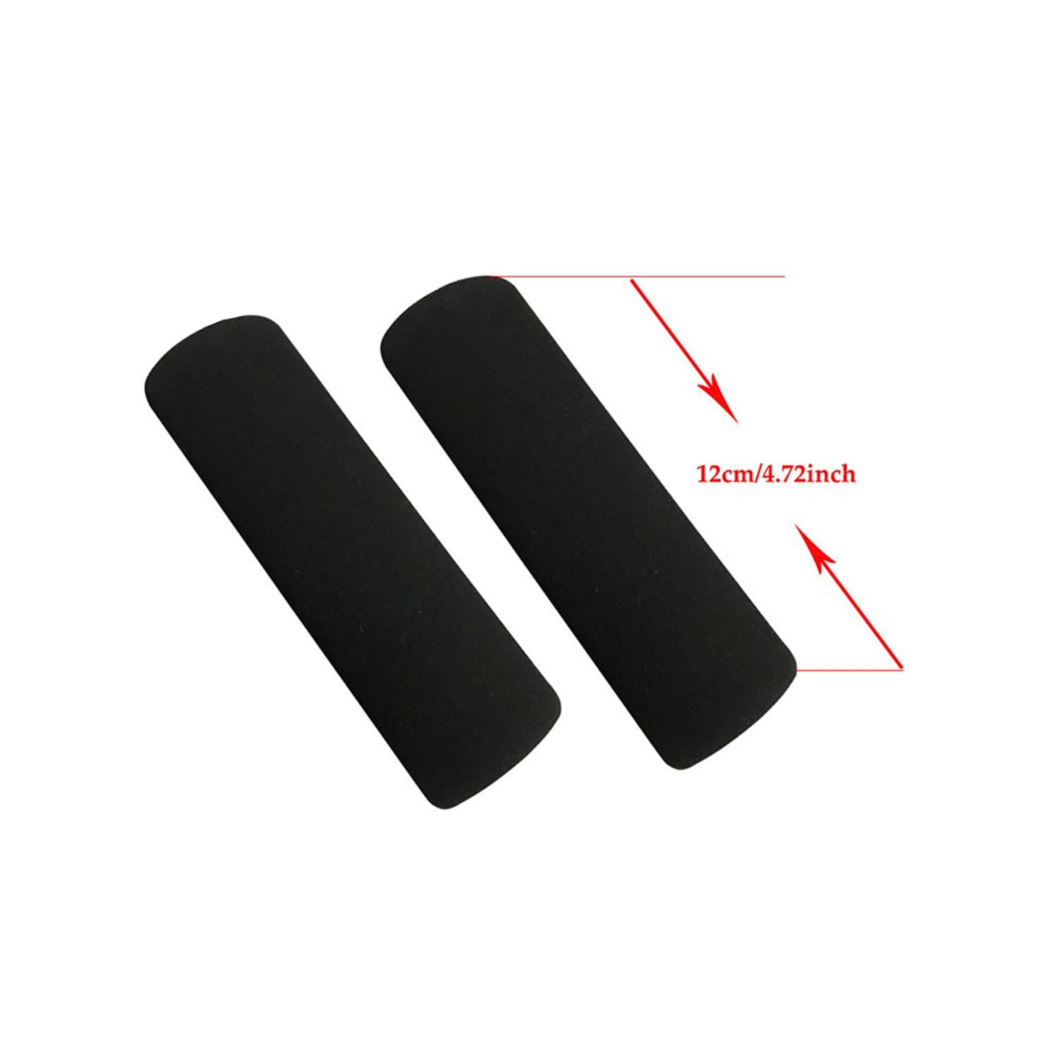 1 Pair Of Foam Comfort Handlebar Grip Cover Set Motorcycle Anti Vibration Non-Slip Handlebar Grip Cover(Length 12 Cm, Diameter 3.17-3.68Cm)