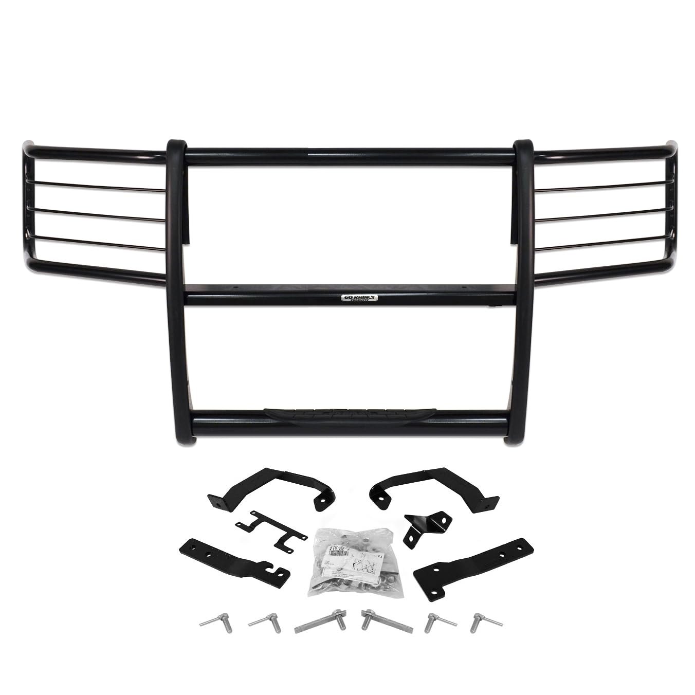 Go Rhino 3000 Series Center Grill & Brush Guard | Mild Steel, Black | 3155MB | Fits 2003 - 2007 GMC Savanna Van; 2003 - 2023 Che