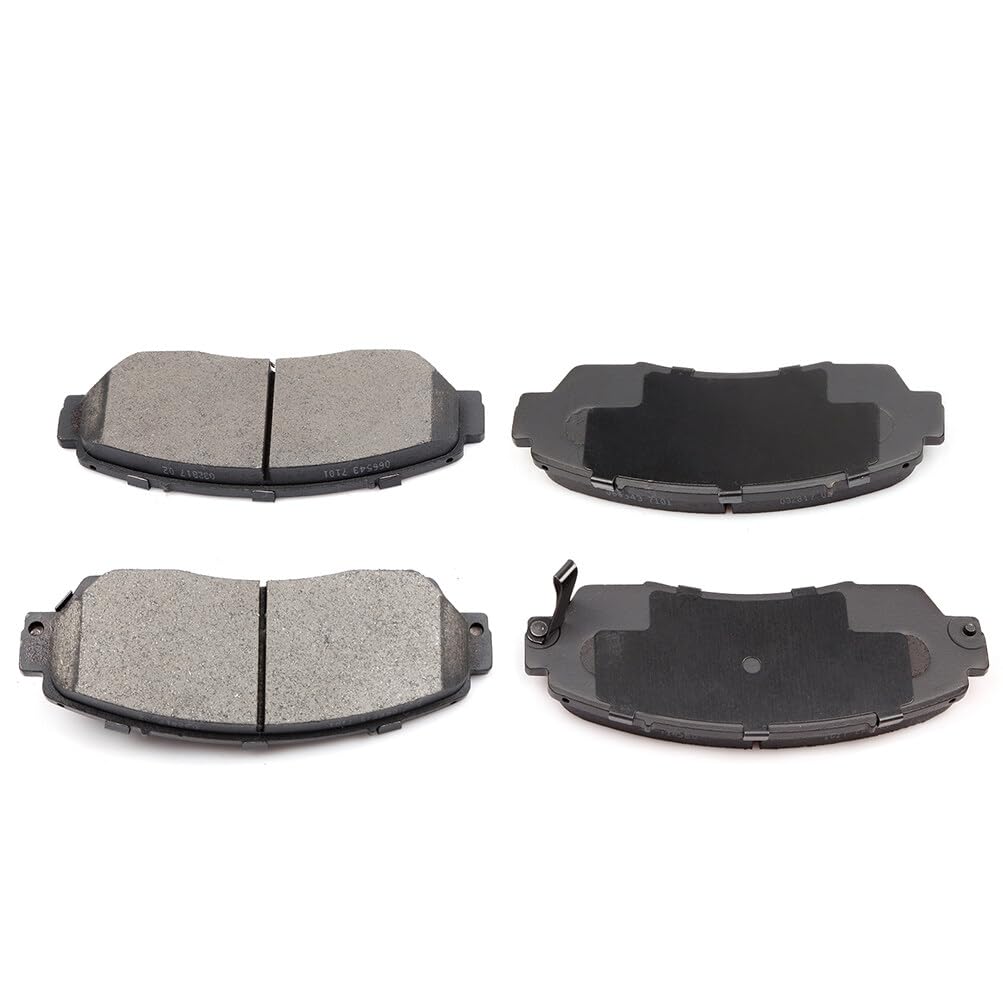 Cciyu D1521 Front Ceramic Disc Brake Pads Kit For Acura Rdx 2019,For Honda Crosstour 2012-2015,For Honda Odyssey 2011-2017 4Pcs