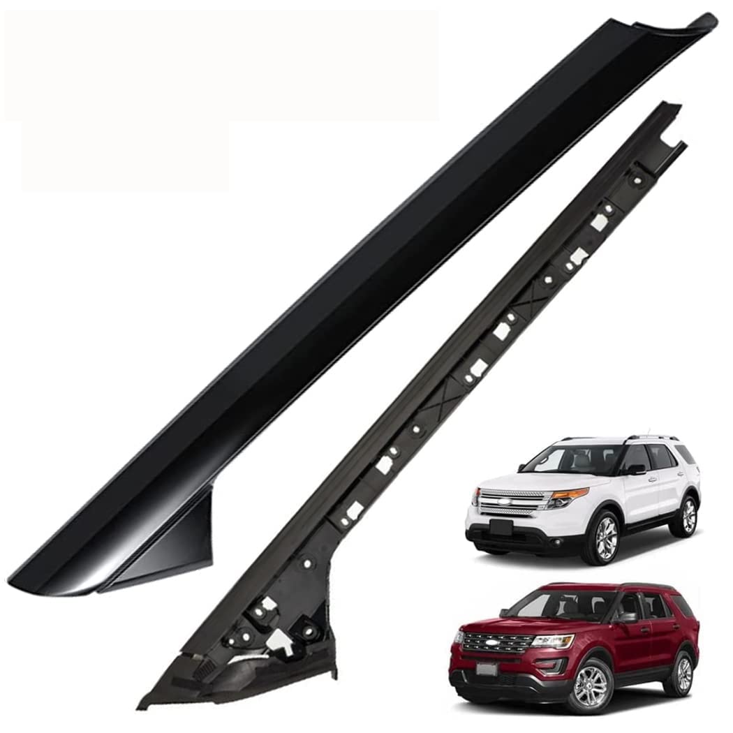 Windshield Trim Molding Front Kit Window Panel Explorer,Windshield Moulding Guard Cover XLT Window Bracket Gasket Panel for Ford