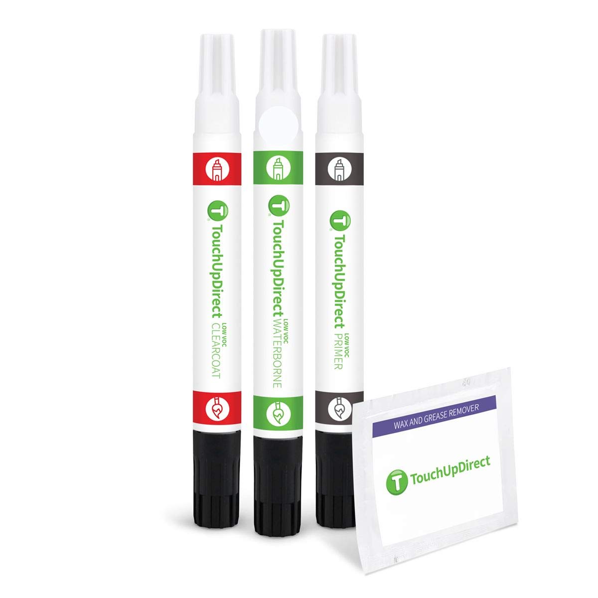 TouchUpDirect C9A/0Q Cream White Compatible with Porsche Exact Match Touch Up Paint Combo - Preferred Kit