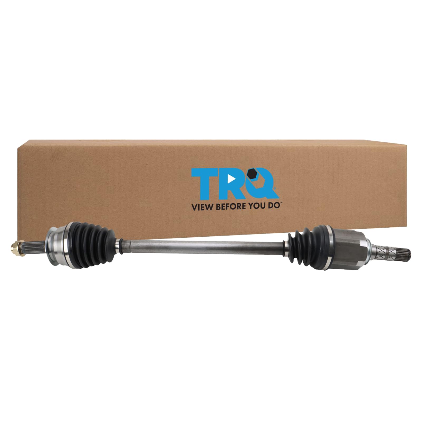 Trq Front Left Right Cv Axle Shaft Assembly Driver Passenger Side Compatible With 2008-2014 Subaru Impreza 2015-2017 Wrx Sti