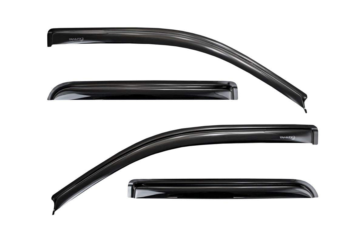 Trailfx T84-4738H 4 Piece Tape-On Smoke Front & Rear Window Vents