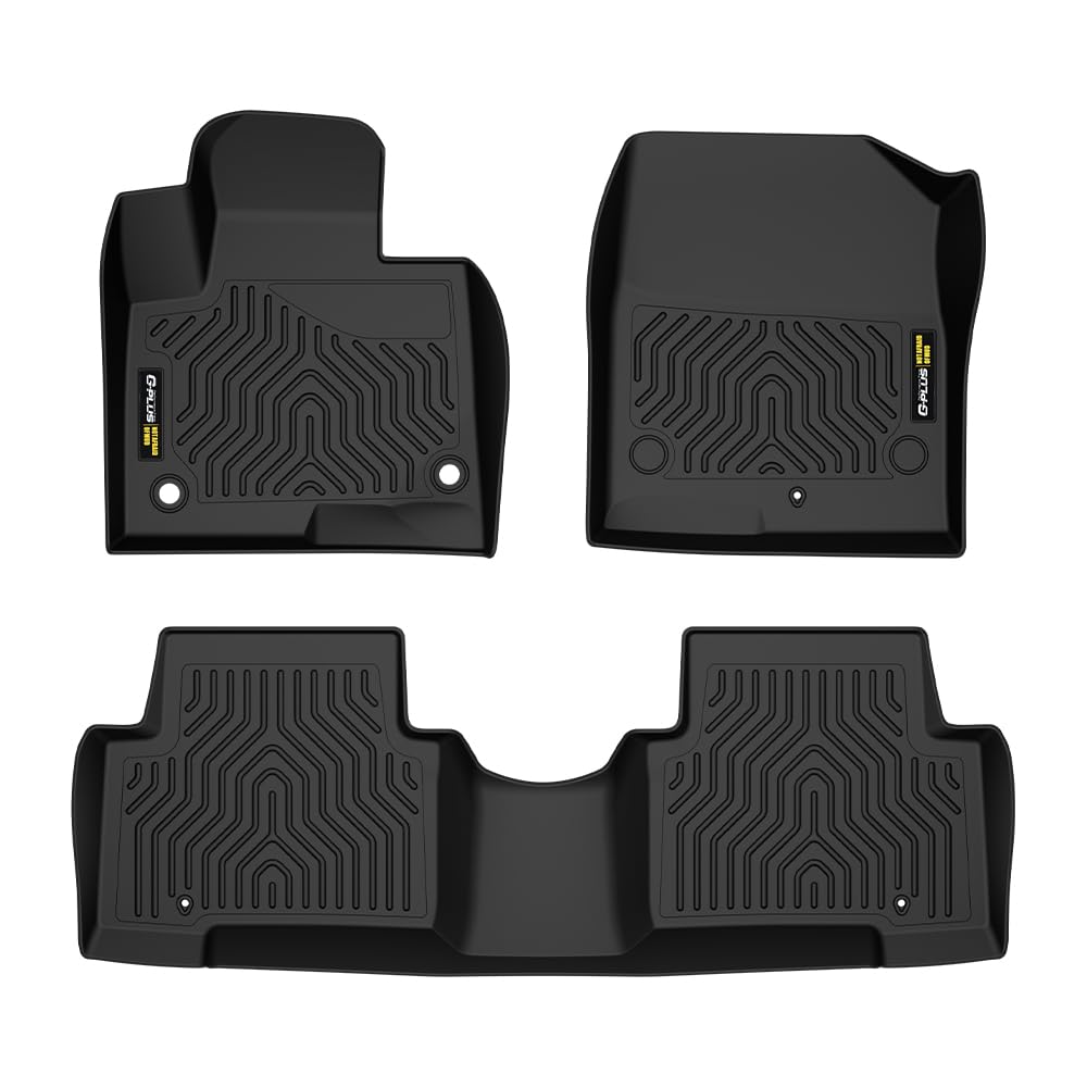 G-PLUS Floor Mats Compatible with Santa Fe Sport 2013-2018 (Fits 5-Passenger Model only) 1st & 2nd Row All Weather Protection TP