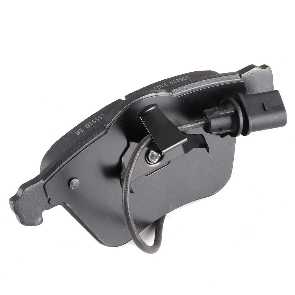 Cciyu D1111 D1018 Front Rear Ceramic Brake Pads Kits 8Pcs Fit For 2005-2011 For Audi A6 Quattro, 2004-2009 For Audi S4