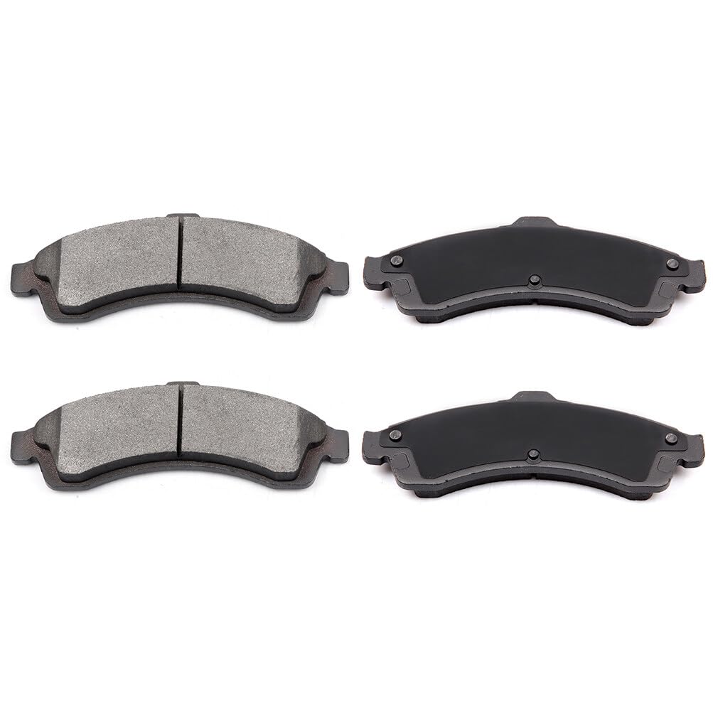 Eccpp D882-7759 Front Semi Metallic Disc Brake Pad Set Fit For Buick Rainier 2004-2005,For Chevrolet Ssr 2003-2005,For Chevrolet