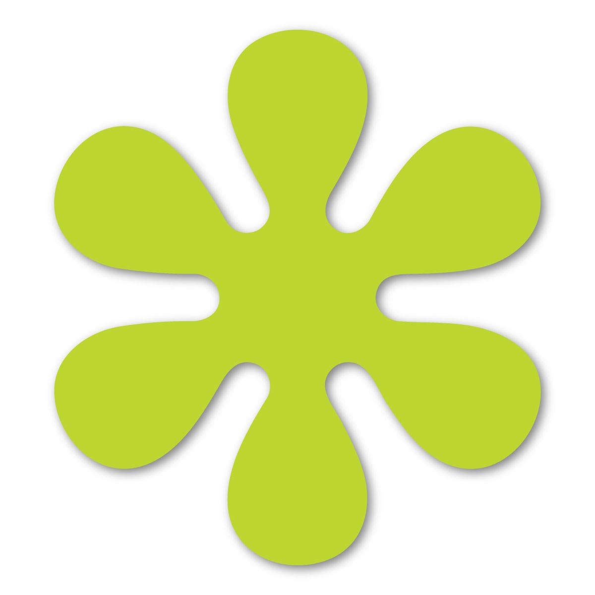Green 70'S Flower Magnet By Magnet America Is 4.812' X 4.188' Made For Vehicles And Refrigerators