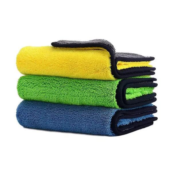 QUIXOTIC Multipurpose Ultra Soft Microfiber Quick Dry Wash & Dry Towels for Car, Bike, Home & Kitchen, Glass, Furniture