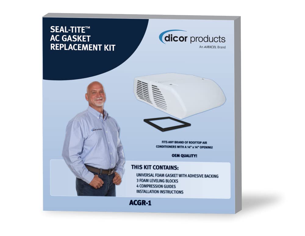 Dicor Acgr-1 Seal-Tite Universal Ac Gasket Replacement - Easy-To-Install Solution For Rv Ac Units
