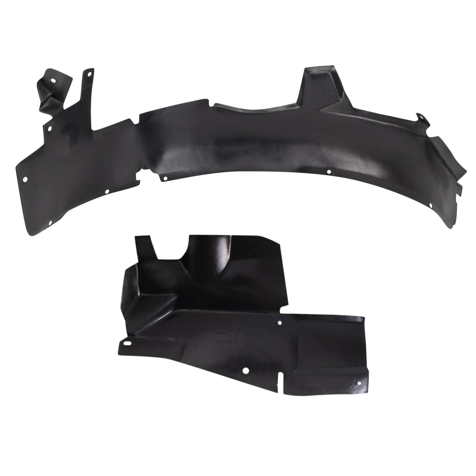 Trq Front Inner Fender Liner Set Compatible With 2006-2007 Chevrolet Monte Carlo Gm1250134 Gm1251126
